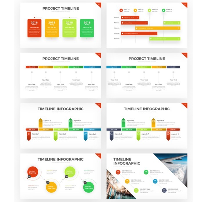 图片[2]-Project Timeline PowerPoint Template V7-TheTrendFollowing