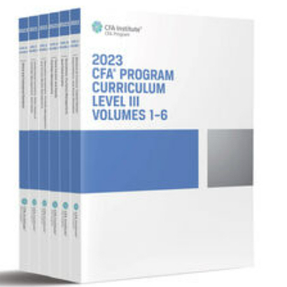 CFA 2023 Program Curriculum Level 3 Volume 1-6