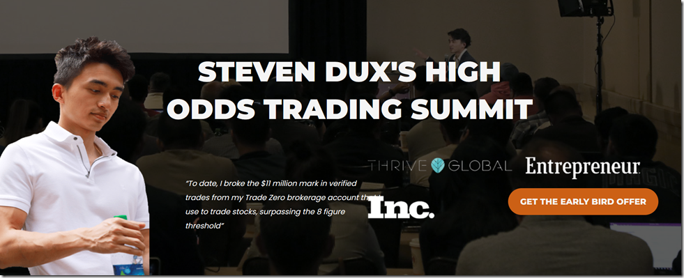 Steven Dux – High Odds Trading Summit 2021