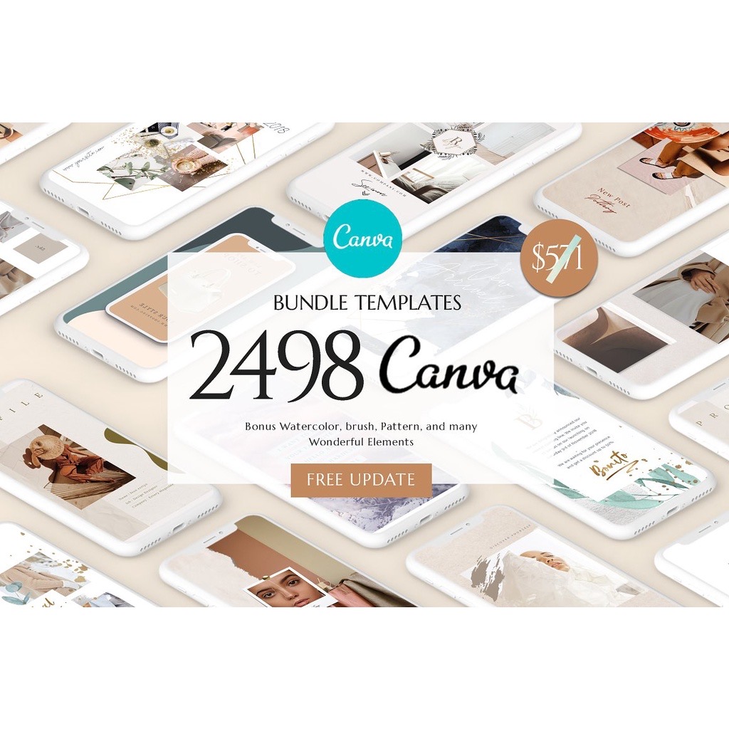 2498+ CANVA Bundle Social Media Pack MEGA BEST BUNDLE