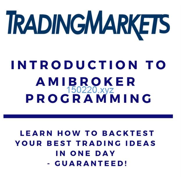 AmiBroker Introduction Course – Tradingmarkets