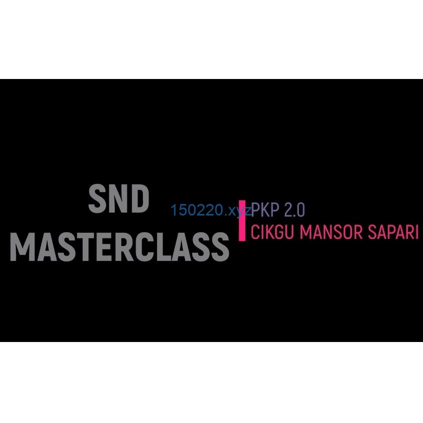 Mansor Sapari 2021 Webinars