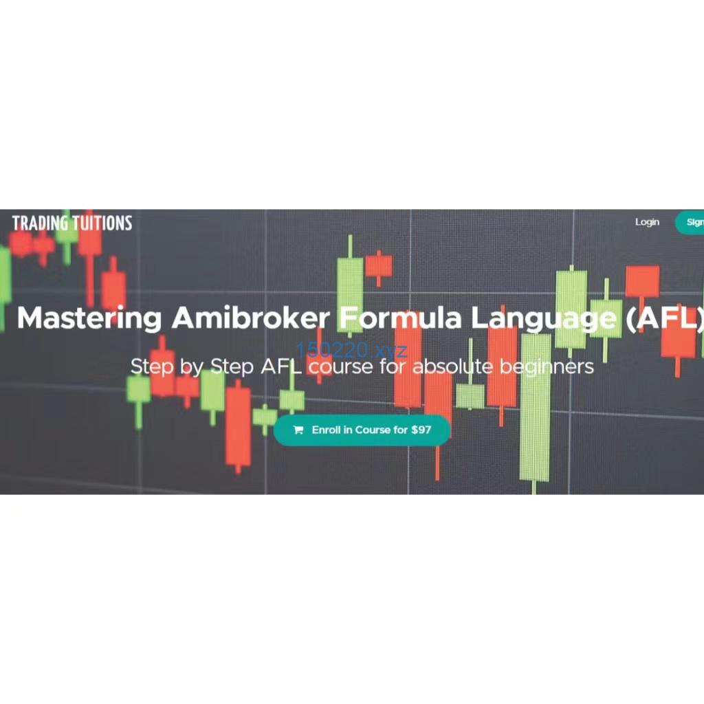 Trading Tuitions – Mastering Amibroker Formula Language (AFL)-TheTrendFollowing