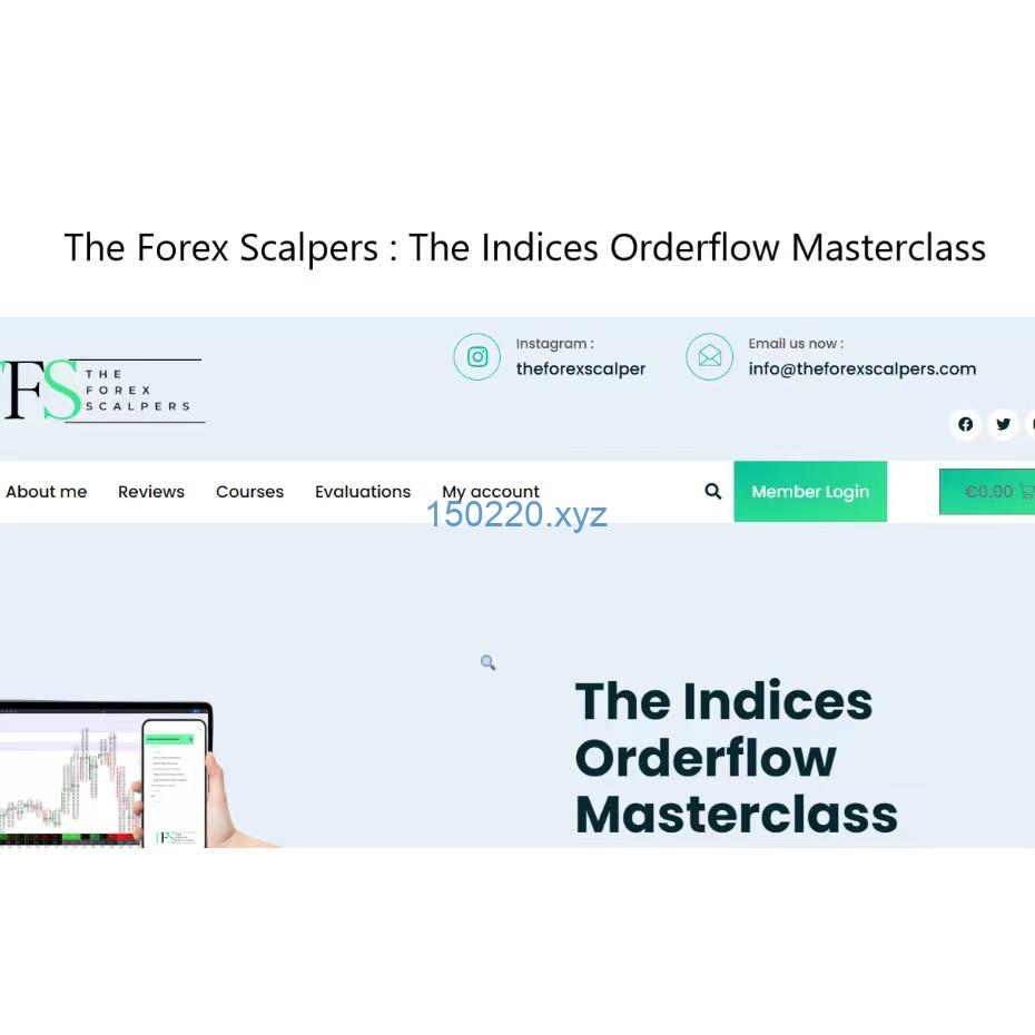 The Forex Scalpers The Indices Orderflow Masterclass-TheTrendFollowing